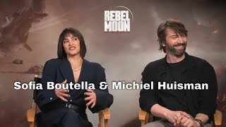 Sofia Boutella & Michiel Huisman talk Rebel Moon Part 2: The Scargiver