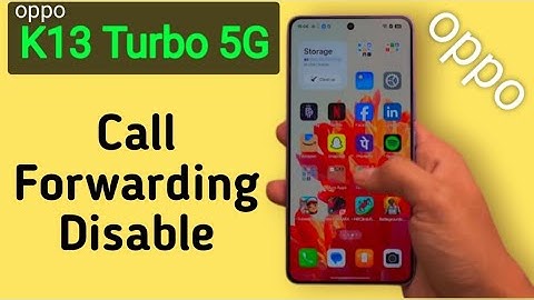 Oppo K13 Turbo 5G Mein Call Forwarding Kaise Bandh Kare || How To Stop Call Forwarding In Oppo K13