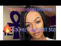 Sensationnel box braid wig review and install