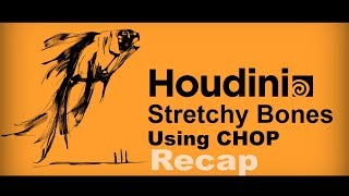 Houdini Tutorial: Recap Version - Creating IK Stretchy Bones setup in Houdini using CHOP
