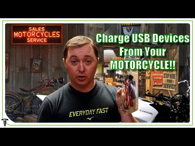 Install USB Charging Port for Your Motorcycle!! 