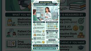 Pharmacist Jobs in Kuwait 🇰🇼 (MOH Licensed – Hospital Role Hiring Now)