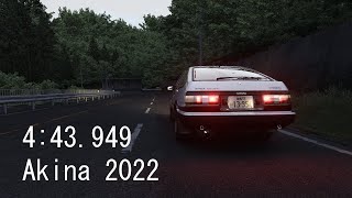 PK Akina/Yaseone DH 4:43.949 AE86 Tuned | Touge Life 1 Assetto Corsa