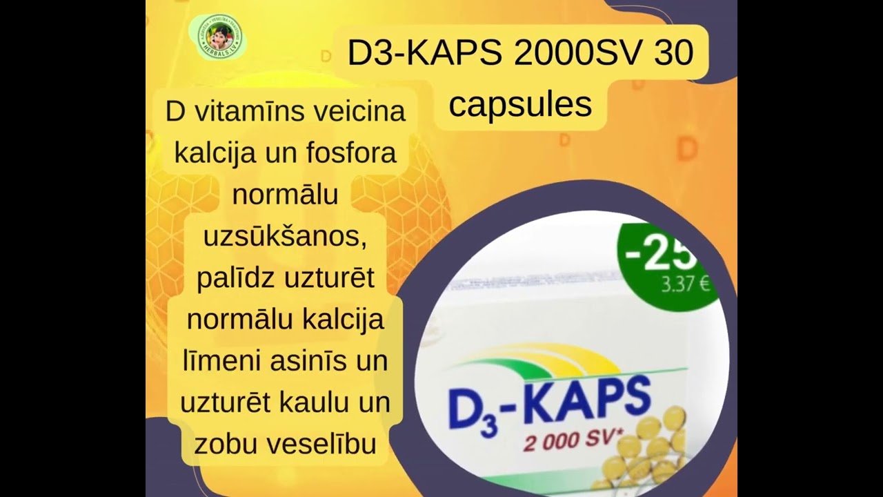 D vitamīns veselībai