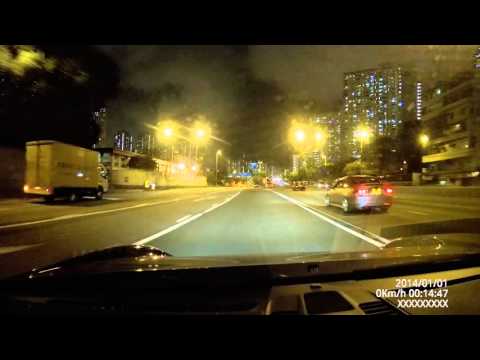 凌度A12 車CAM於跑車上夜影實測(3)