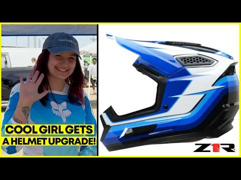 blue girl motorcycle helmets TORC T-3 Retro Mx Full Face Helmet Equipped with a SpaSoft interior that keeps you dry and comfortable throughout your ride Tamaryn Gets a FREE New