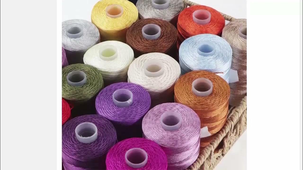 Нитки нейлоновые для вязания крючком - YouTube