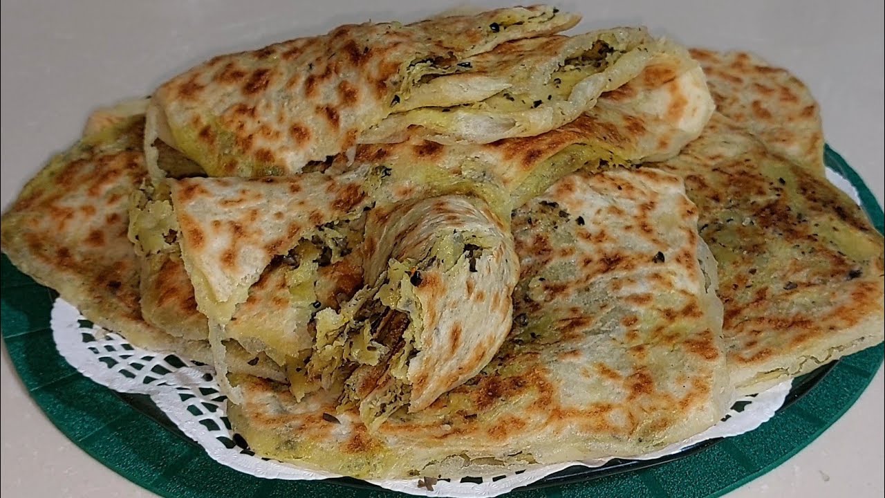 مسمن معمر بالزيتون بدون دقيق ابيض مورق!! محلول و  هشيش👌عاطي للعين😍