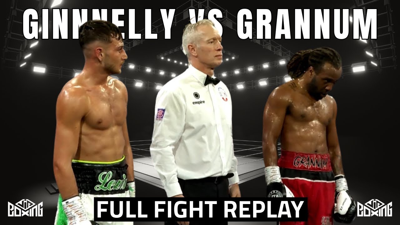 Полный повтор боя | Льюис Джиннелли против Джордана Грэннума | Sunderland Live Arena