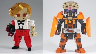 LEGO Ankh (アンク) & Kamen Rider OOO Burakawani Combo (仮面ライダーOOOブラカワニコンボ)