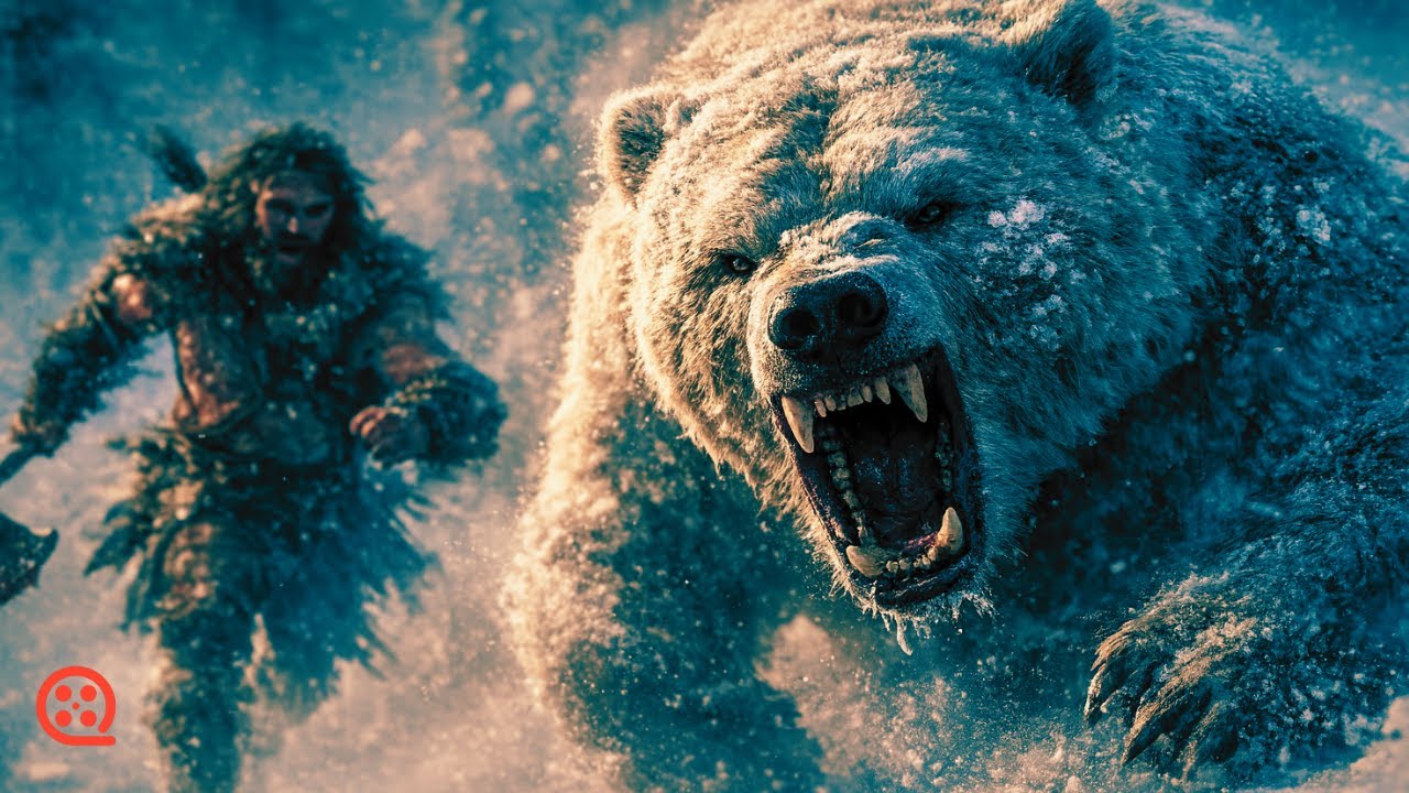 Last Neanderthal battles a savage polar bear to save his people ❄️🐻‍❄️⚔️
