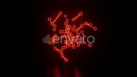 Connected nodes spreading out and multiplying | Motion Graphics - Envato elements