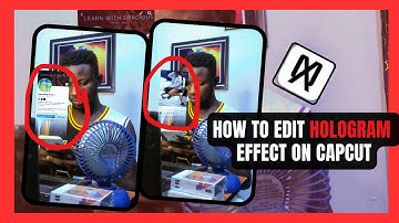 How to edit hologram effect on CapCut | Capcut Tutorial