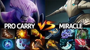 MIRACLE [Sven] VS Faceless Void Megacreeps Comeback 7.22 Dota 2