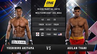 Yoshihiro Akiyama vs. Agilan Thani | Full Fight Replay