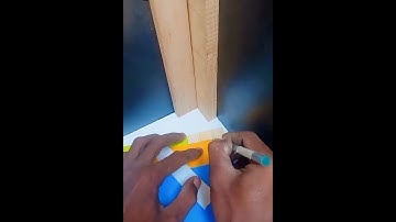 "Perfect Room Angle Cutting – Easy Measuring Trick!"
