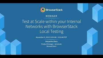 [Webinar] Test at scale within your internal networks