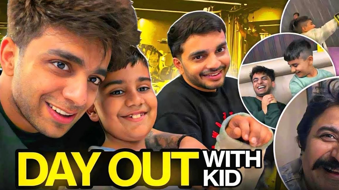 Day Out With Kid 🥰 Aarush Bhola Vlogs😂
