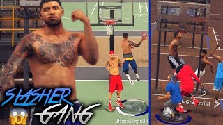 OMG! Windmill Poster Put Him On The Floor! Head At The Rim! NBA 2K17 MyPark Gameplay