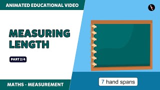 Measuring Length - Non standard unit | Measuring Length Of Objects Using Hand Span | Part 2