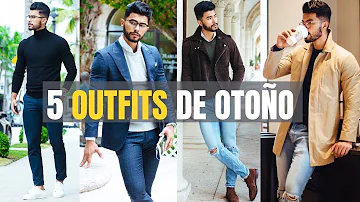 ¿Cuáles son los colores de otoño para vestir a los hombres?