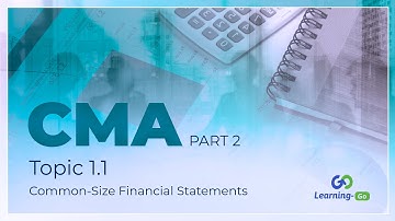 2021 CMA Part 2 – Unit 1 – Topic 1.1 – Common-Size Financial Statements