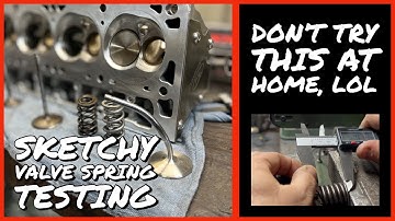 Redneck Valve Spring Coil Bind Checker / Sketchy 😳