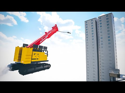 Cars Jumps into Building | Teardown