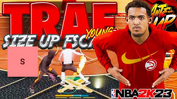 TRAE YOUNG SIZE UP ESCAPE IS TOP TIER IN NBA 2K23! (HANDCAM) BEST NEW DRIBBLE MOVES/COMBOS TUTORIAL