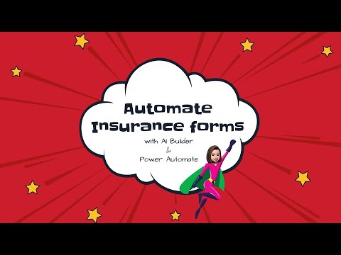 Automating an insurance claim form with AI Builder