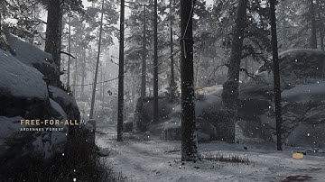 Ardennes Forest Free For All Strategies, Walkthrough & Example [CALL OF DUTY WW2 MULTIPLAYER]