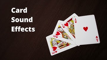 Playing Card Sound Effects No Copyright (Shuffle, Deal, Flip, Slide, Place, Fold)
