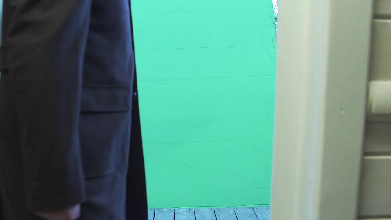 Efecto de pantalla verde Puerta abriéndose