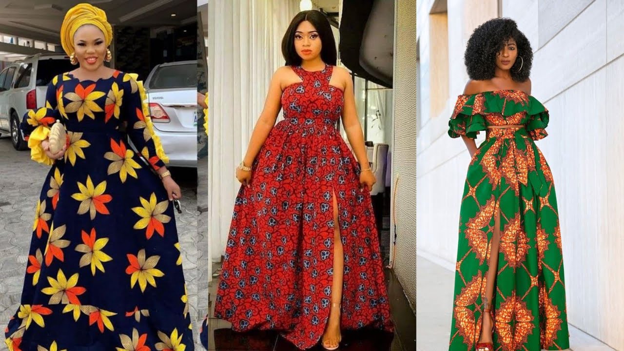 71 Beautiful Simple Ankara Gown Styles For 2024 | ThriveNaija | Simple ankara  gown styles, African inspired fashion, African clothing styles