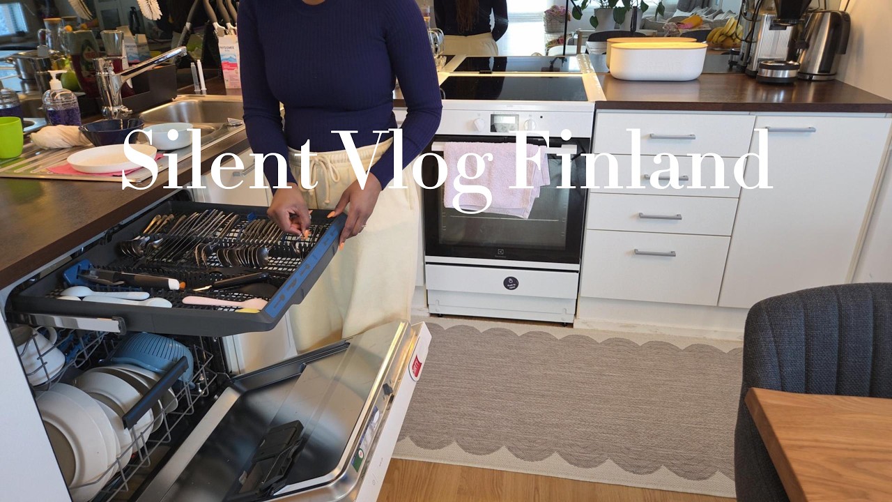Silent Vlog in Finland | -20°C Cold Week, Forest Walk + Cosy Home Reset