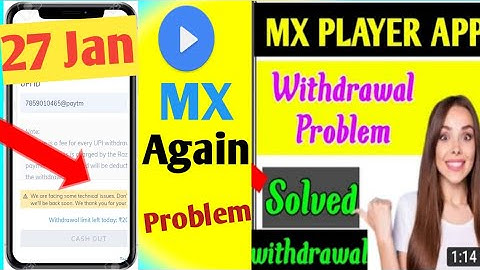 MX player withdraw problem|MX player withdraw problem again |MX player again withdraw problems🥰🥰🥰🥰