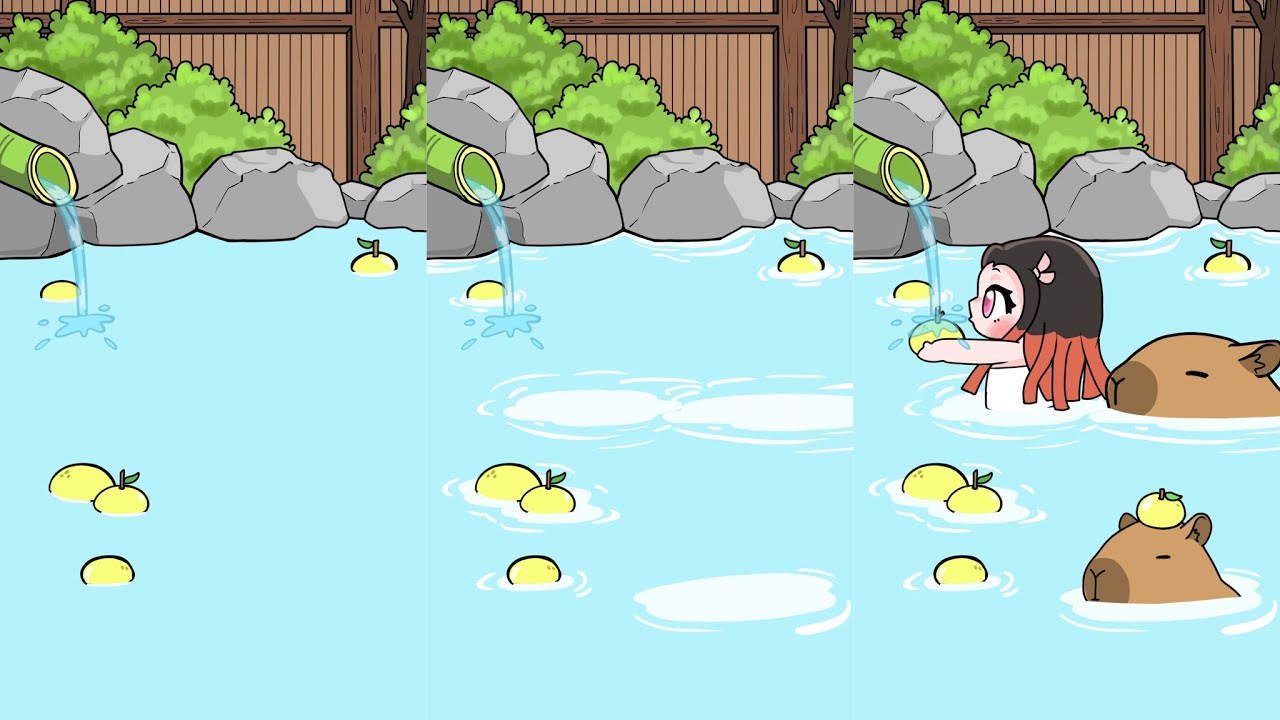 Nezuko with Capybara (TIME-LAPSE) 