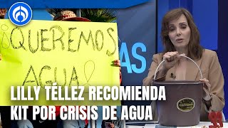 Lilly Téllez pide a Gobernación emitir declaratoria de emergencia por crisis de agua