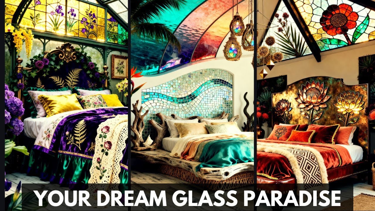 Whimsical Glass Interiors: Dichroic Glass Rooms Meet Dreamcore Aesthetic