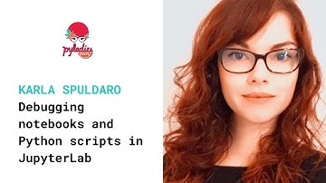 Debugging notebooks and Python scripts in JupyterLab: Karla Spuldaro