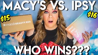 Ipsy Glam Bag Vs. Macy's Beauty Box February 2024 | THE BEST BATTLE!!