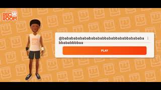 Longest Mobile username in rec room