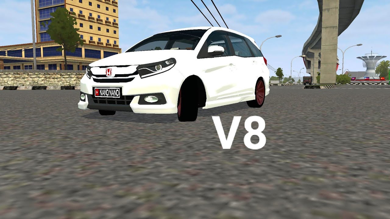 HONDA MOBILIO V8 RACING BUSSID TEST.....🔥 - YouTube