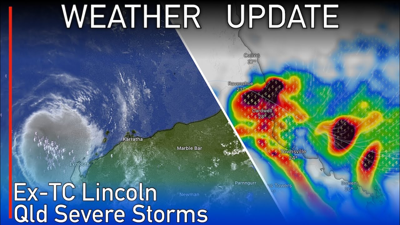 Strong Severe Thunderstorms Lash Northern Queensland Overnight, More ...