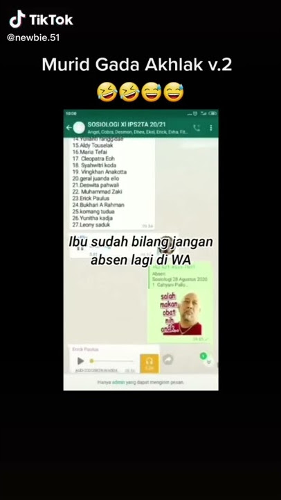 murid gak ada akhlak story wa 30d