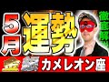 【ゲッターズ飯田】2025年5月の運勢!! 運気を下げたくない人は絶対見て【金のカメレオン座・銀のカメレオン座】