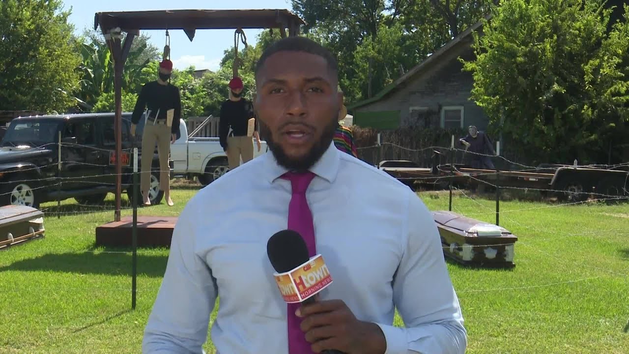 WATCH: Houston Halloween decoration raises eyebrows update