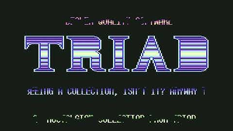 Triad! Intro! ! Commodore 64 (C64)