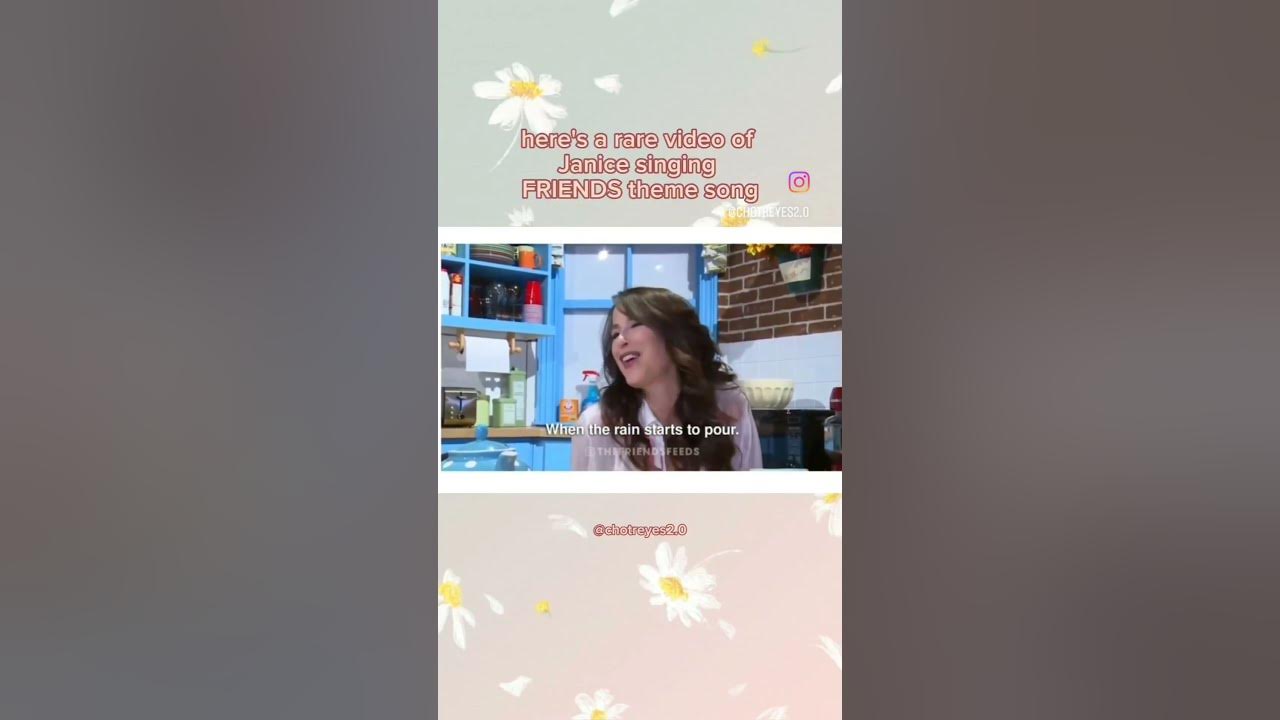 Janice from FRIENDS🤣 Credits to @THEFRIENDSKEEPS
