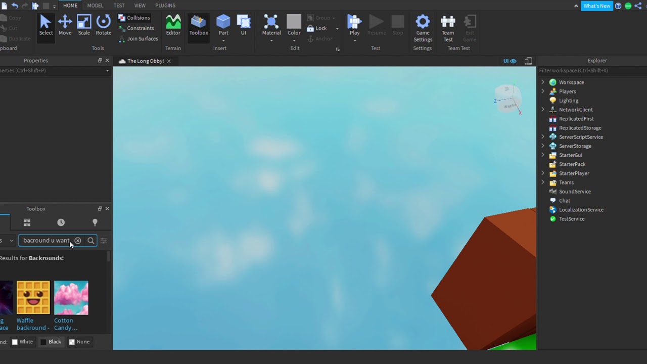 Roblox Studio How To Change Game Background